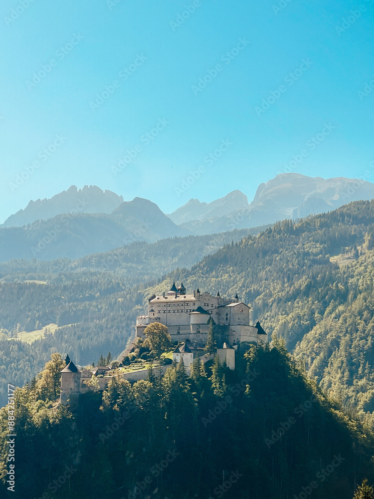 Fototapeta premium Eagle's Nest castle in Salzburg, Austria