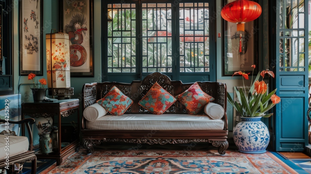 Infuse your home with Peranakan-inspired decor featuring intricate, stunning designs celebrating this heritage.