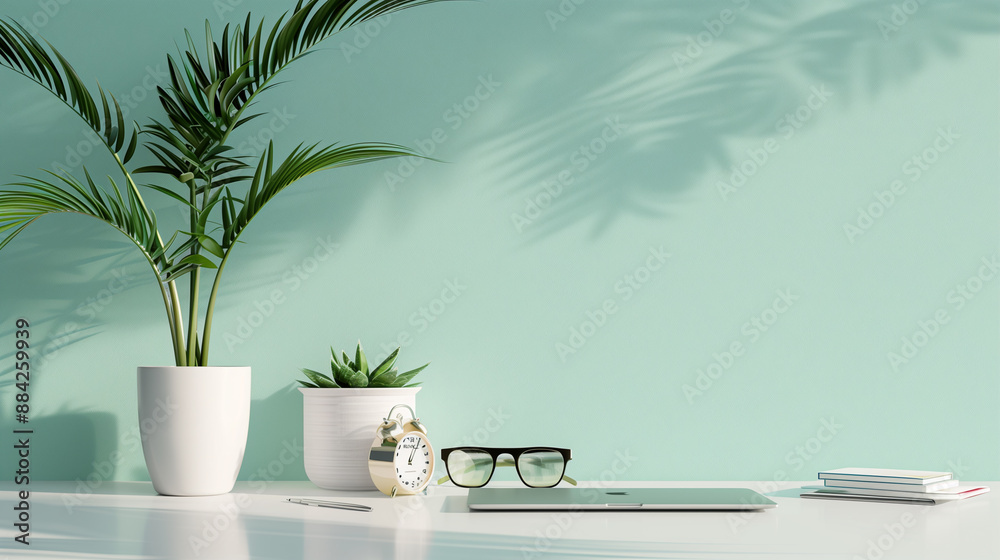 Copy space working flow concept from home Copy space working flow concept from home