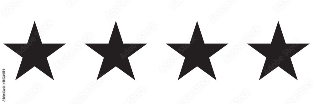 Star vector icons. Set of star symbols isolated. Star vector icons. Set of star symbols isolated.