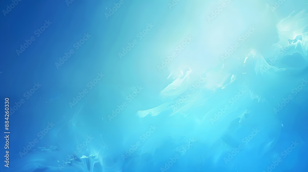 Obraz premium Abstract blue cyan gradient abstract background. elegant bright and smooth light soft blue color illustration backdrop for graphic website design template and wallpaper. 