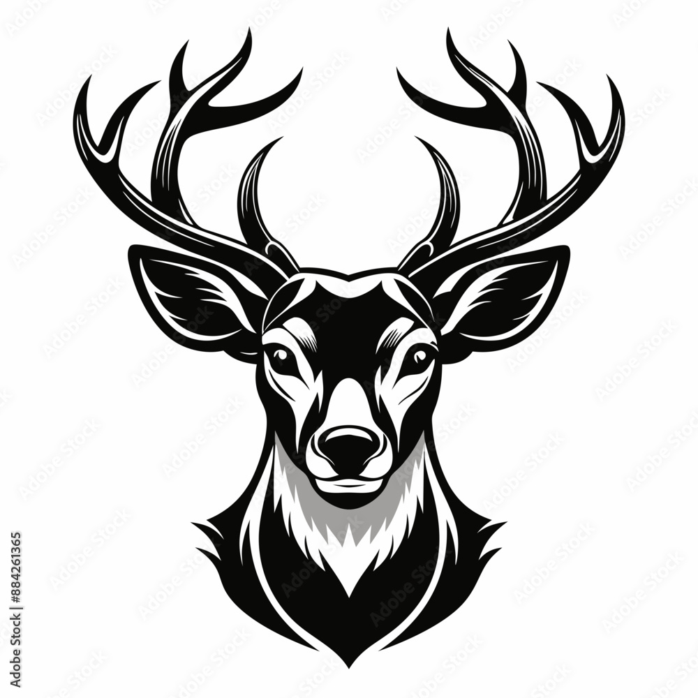 deer head vector deer head vector