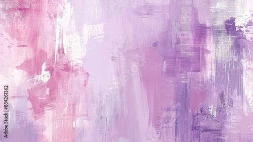 パステル紫系のブラシストローク背景_2