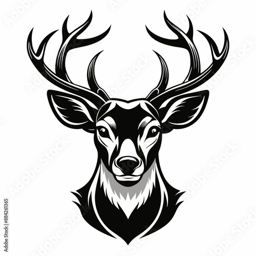 deer head vector