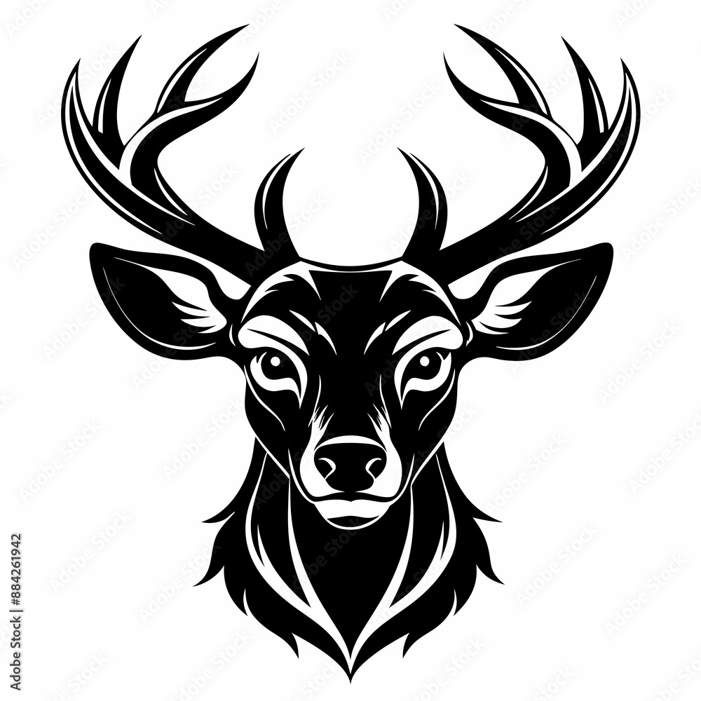 Fototapeta premium Deer head Vector