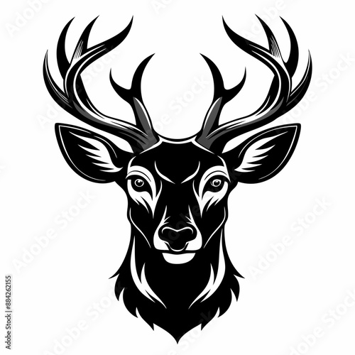 deer head vector