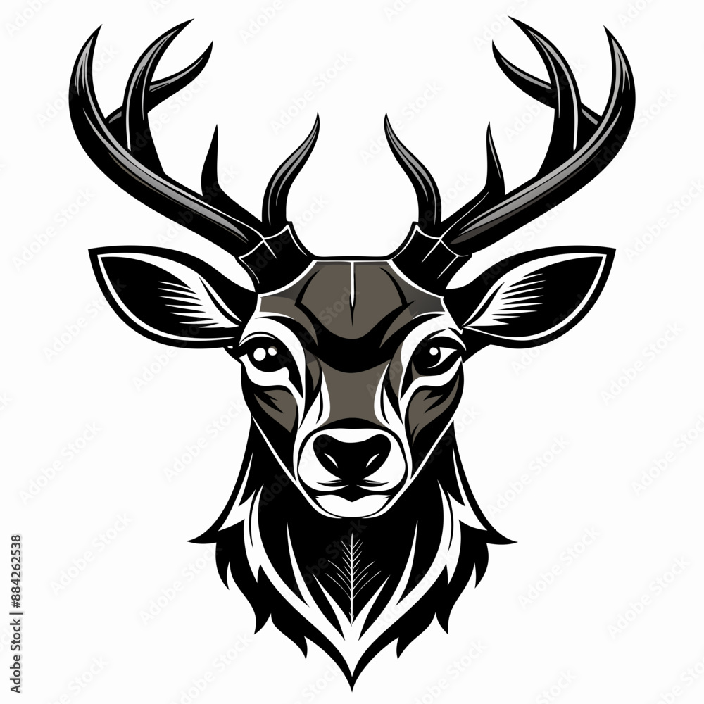 Naklejka premium Dear Head