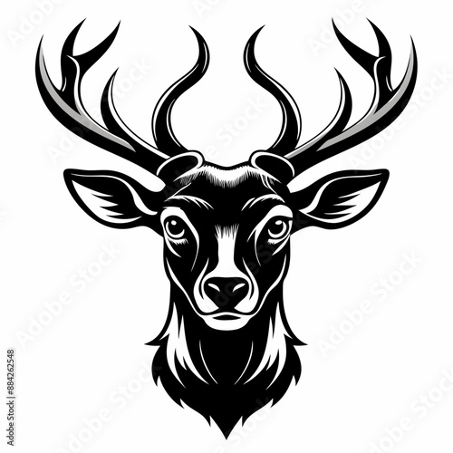 deer head vector