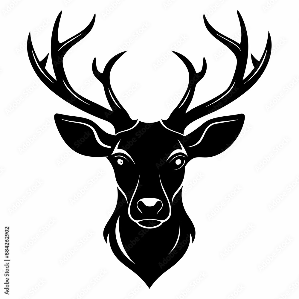 deer head vector