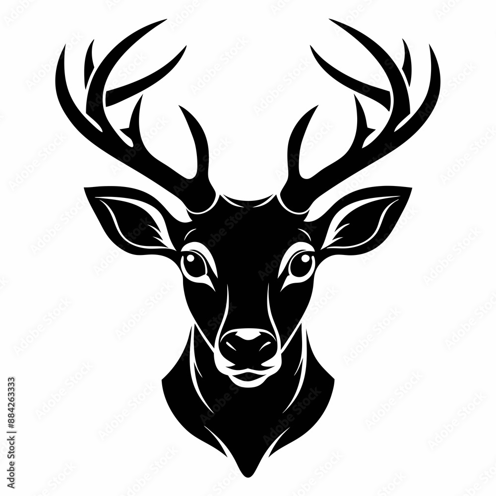 deer head vector deer head vector