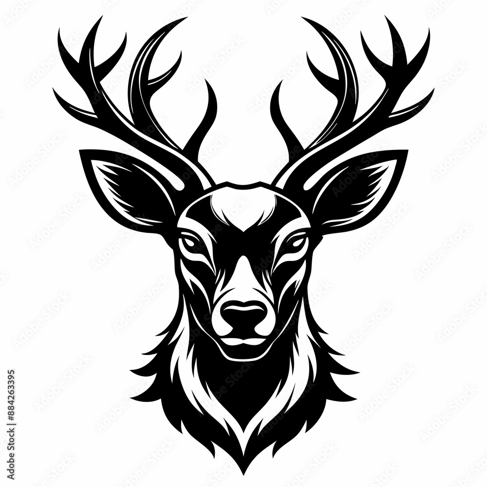 deer head vector deer head vector