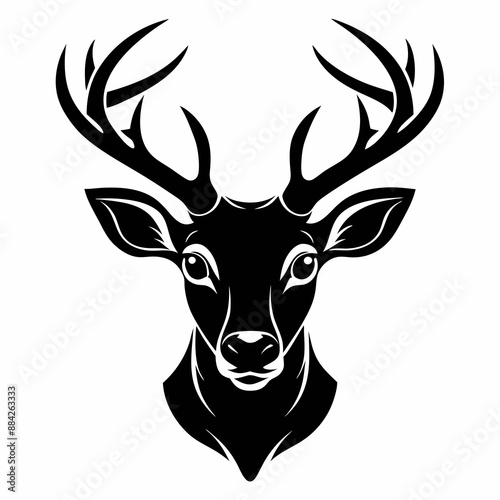 deer head vector