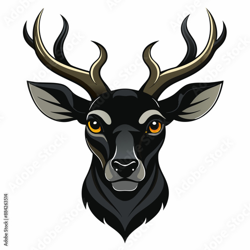 deer head vector