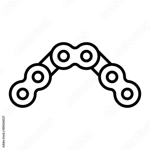 Chain icon. outline icon