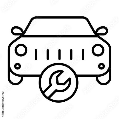 Mechanic icon. outline icon
