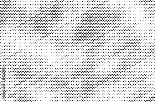 Wallpaper Mural Triangular halftone texture retro wave vector. Geometric technology abstract diagonal dotted background. Half tone triangles retro comic pattern. Minimal 80s style dynamic tech structure wallpaper. Torontodigital.ca