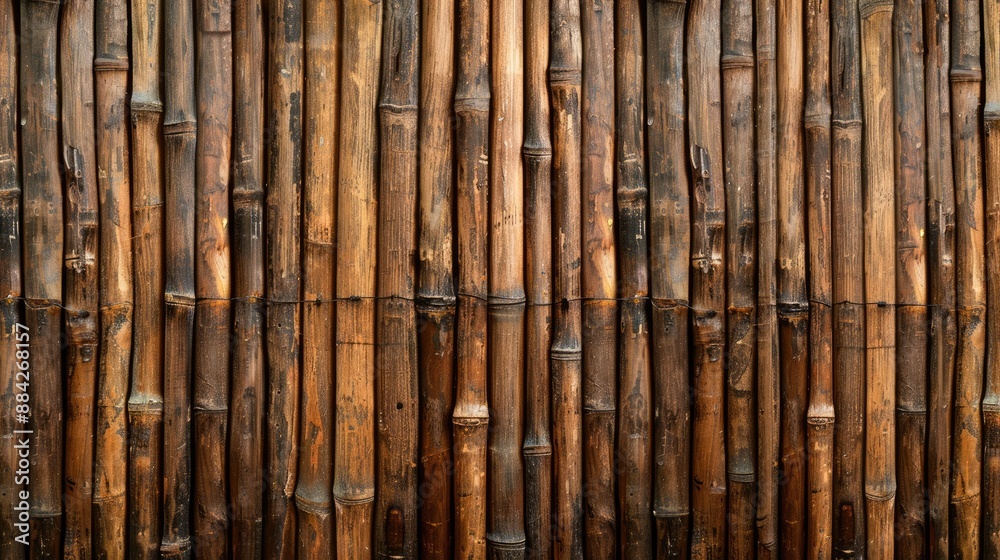 Brown bamboo texture background, for brochures, flyers, business cards. bamboo fence background Brown bamboo texture background, for brochures, flyers, business cards. bamboo fence background