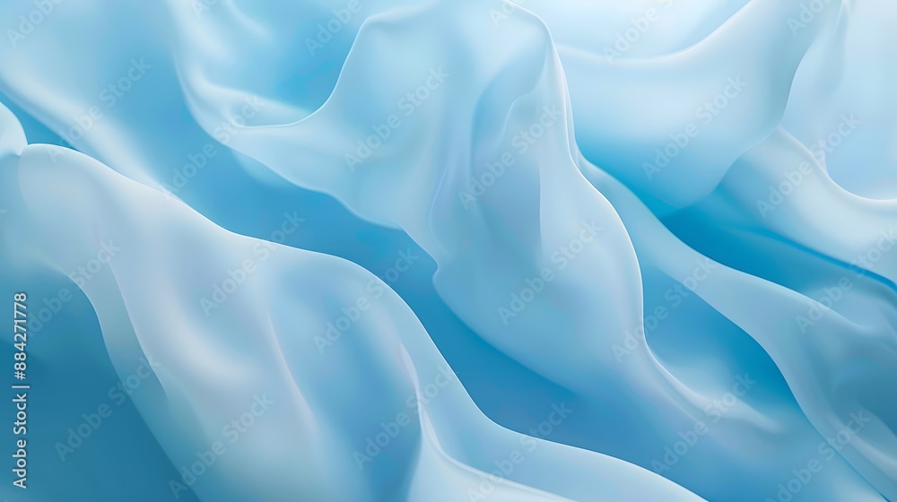 Obraz premium Abstract blue cyan gradient abstract background. elegant bright and smooth light soft blue color illustration backdrop for graphic website design template and wallpaper. 