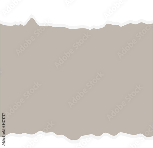 Torn Paper note vector 