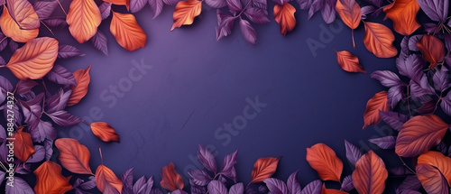 birch tree frame leaf template with black background and place for your name, in the style of dark purple and gold, delicate pencil sketches, indian motifs, innovative page design, sparse backgrounds,