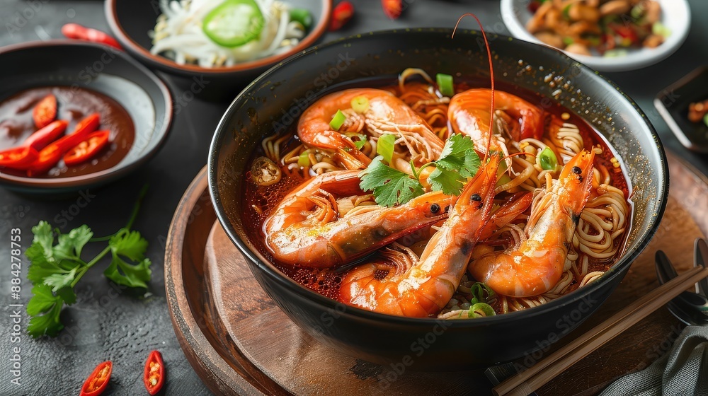 Spicy Shrimp Noodle Soup Spicy Shrimp Noodle Soup