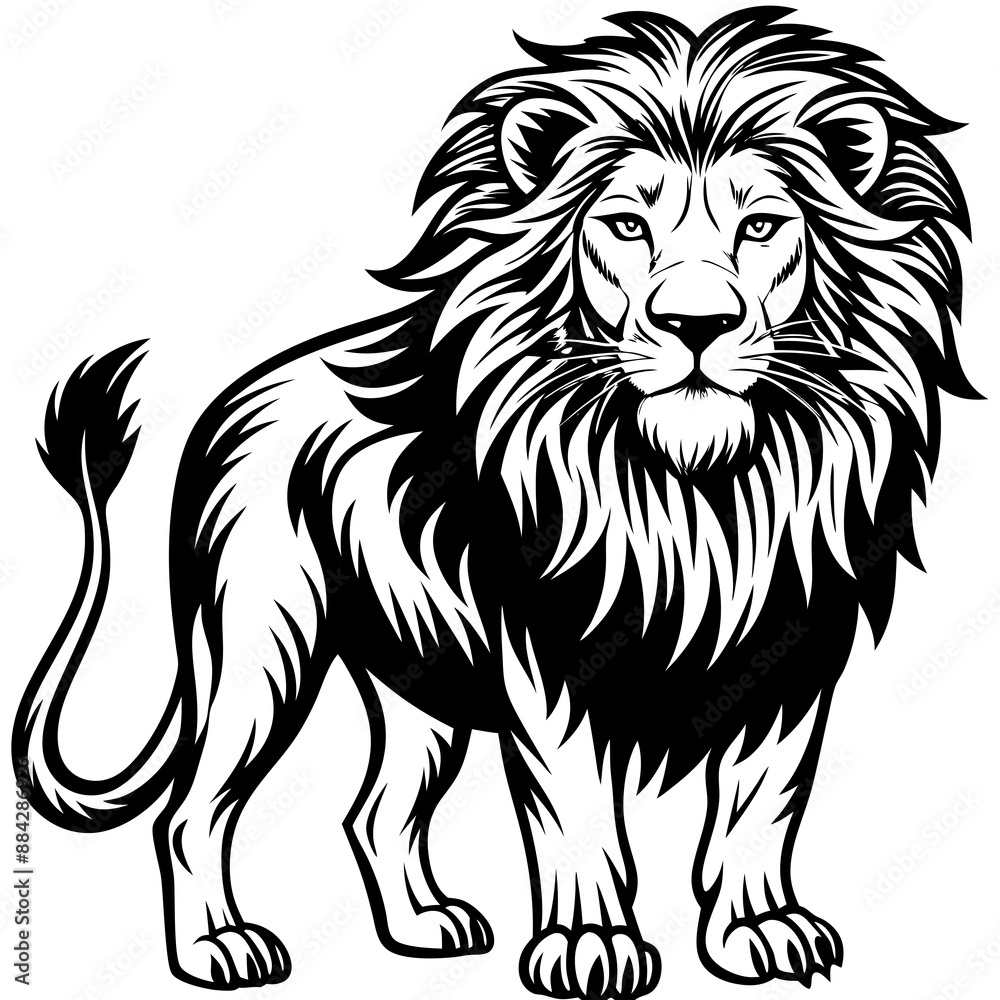 Obraz premium Lion Vector