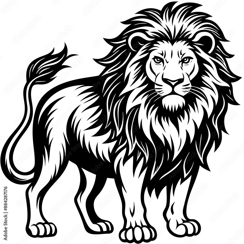 Obraz premium Lion Vector