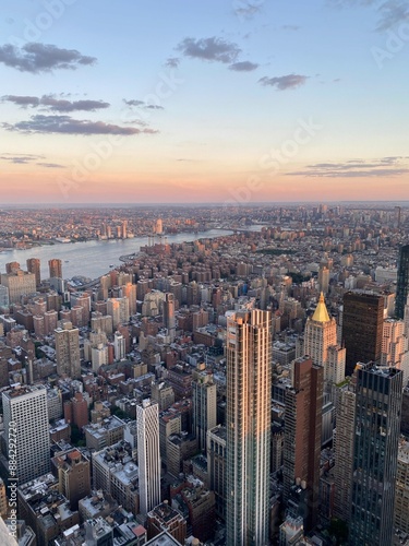 New York City Skyline at Dusk