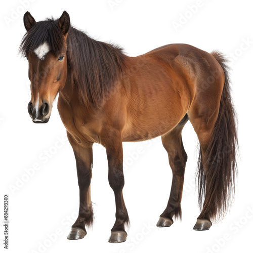 A horse on a transparent background