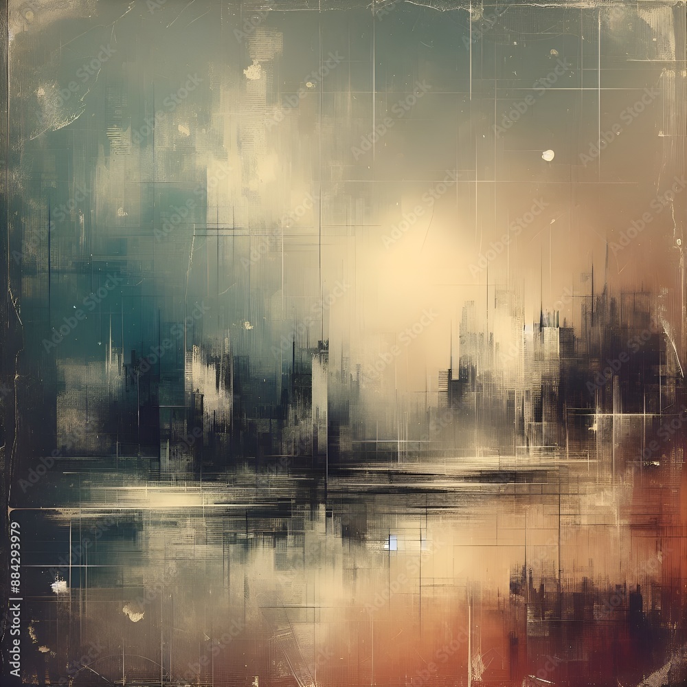 misty morning in the city misty morning in the city
