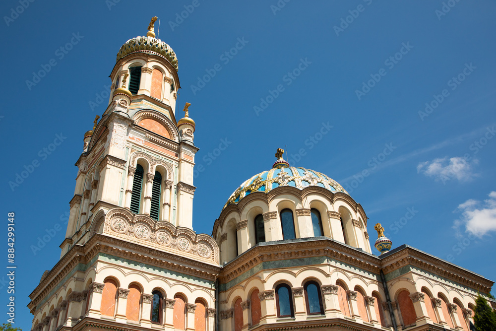View of Alexander Nevsky Cathedral in Lodz, Poland. View of Alexander Nevsky Cathedral in Lodz, Poland.