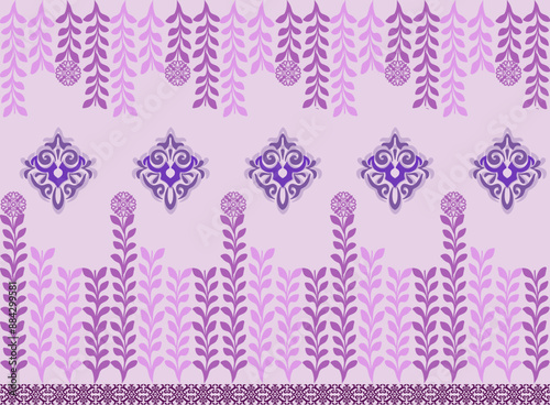  Classic Damask Seamless 
Pattern - Vector Illustration for Elegant Textile 
Design 
