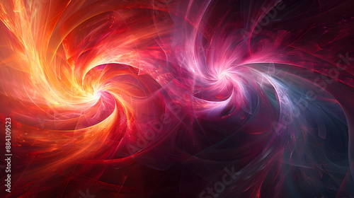 Wallpaper Mural Mesmerizing fractal inspired digital composition featuring a hypnotic array of pulsating lines dynamic shapes and a captivating interplay of vibrant lights and shadows  This avant garde Torontodigital.ca