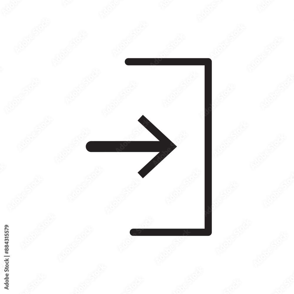 Log Out Glyph Icon Log Out Glyph Icon