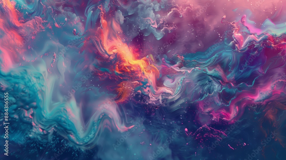 Tie-dye digital art blends analog nostalgia with modern aesthetics, merging past and present vibrantly. Tie-dye digital art blends analog nostalgia with modern aesthetics, merging past and present vibrantly.