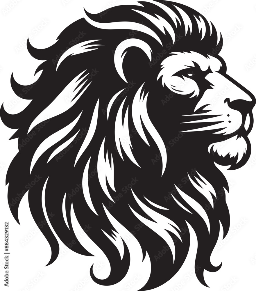 lion silohouette icon lion silohouette icon