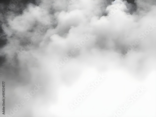 Ethereal Smoke Cloud: Mystical Vapor Rising in the Dark background