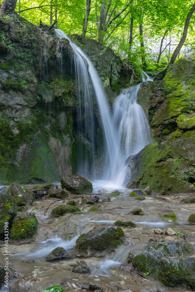Hajsky waterfall, National Park Slovak Paradise, Slovakia Hajsky waterfall, National Park Slovak Paradise, Slovakia