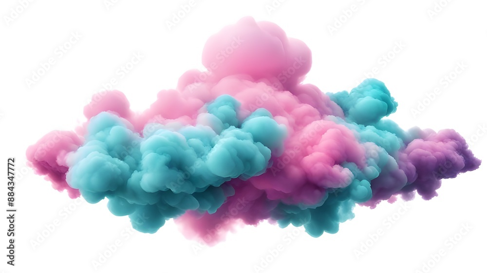Fototapeta premium smoke cloud or sink cloud