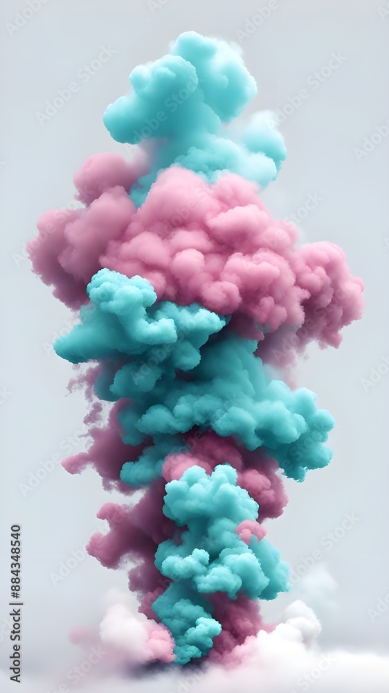 Fototapeta premium smoke cloud or sink cloud