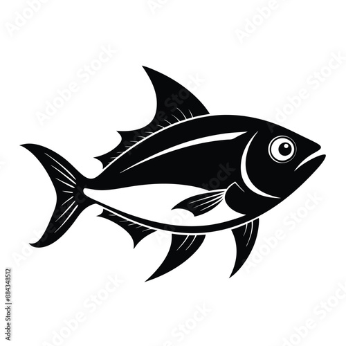 Fish  Silhouette Vector Illustration