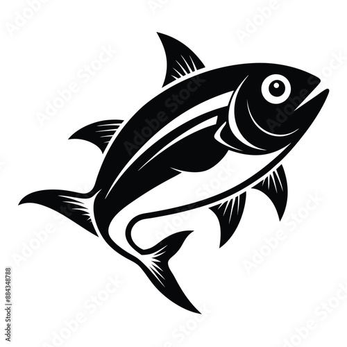 Fish  Silhouette Vector Illustration