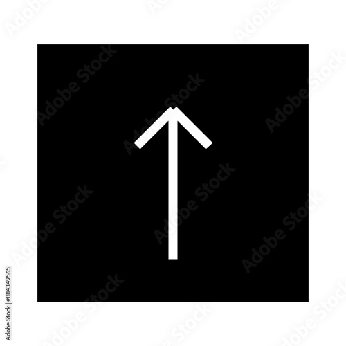 black and white arrows