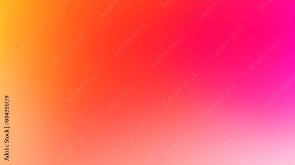 Illustration grainy banner background orange pink abstract retro grainy gradient, 3d render.