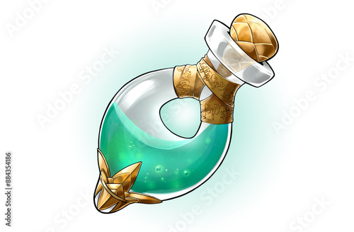 Potion Fantasy Magique Couleur - illustration