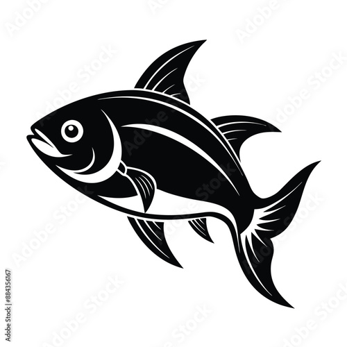 Fish  Silhouette Vector Illustration