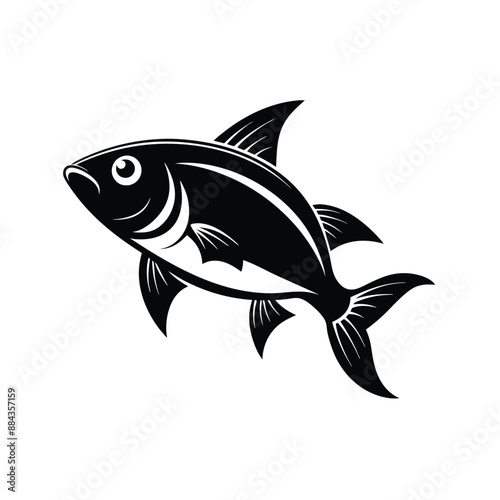 Fish  Silhouette Vector Illustration