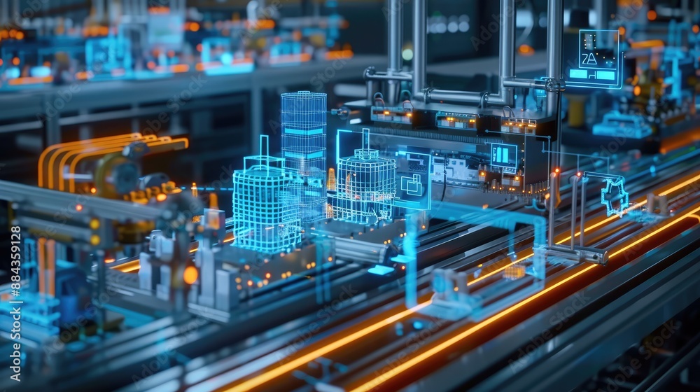 Engineers using AI for industrial automation Engineers using AI for industrial automation