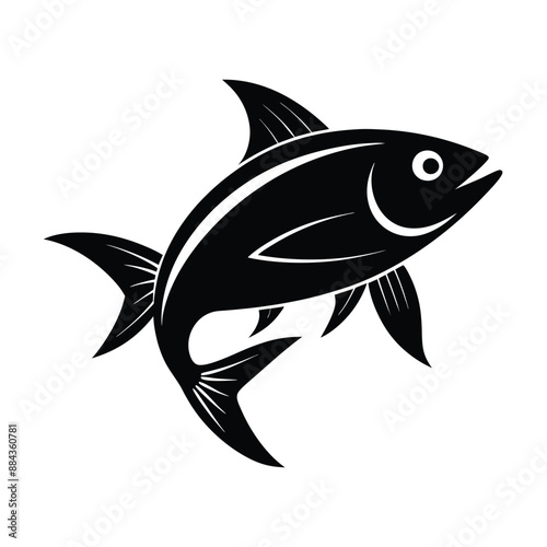 Fish  Silhouette Vector Illustration