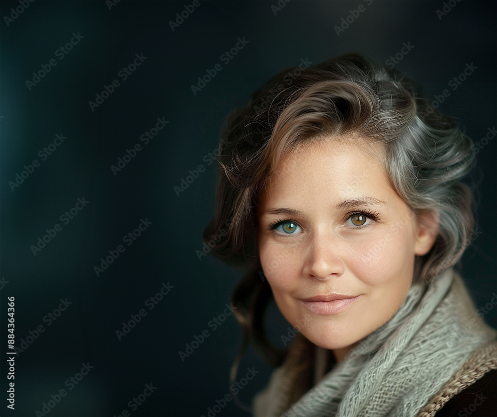 retro photo of an aged woman